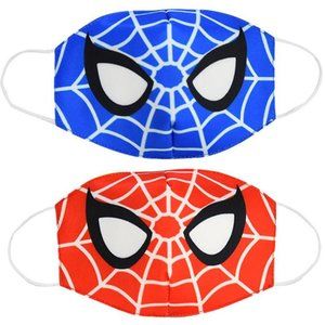 2Pcs Spider-Man Cotton Face Masks for Kids